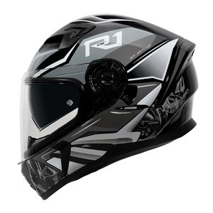 <span class=keywords><strong>Casco</strong></span> de motocicleta de cara completa con doble lente ABS para adultos, accesorio personalizado L <span class=keywords><strong>4XL</strong></span> con ranura para auriculares, visera doble para las cuatro estaciones - Product Image 2