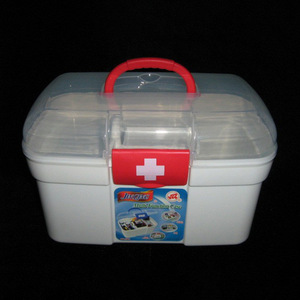 Multi-Function Home Medical Case Plastic <b>Storage</b> <b>Box</b> For Emergency Care And Health Supplies Rectangle Standing Type - Product Image 3