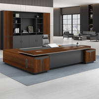 Bureau de direction moderne et minimaliste, personnalisable, de luxe, bureau de direction haut de gamme, personnalisation en gros