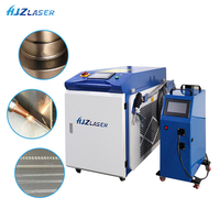 Machine de soudage au laser à fibre multifonction 4 en 1 pour tuyaux / Machine de nettoyage au laser 1500W 2000W 3000W Soudeur laser