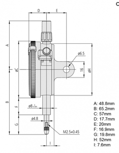 Mitutoyo 2902 Series <b>Dial</b> Indicator 2902A 2902AB <b>Dial</b> <b>Gauge</b> - Product Image 2