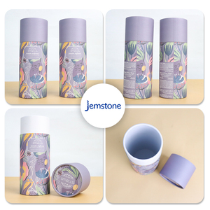 บรรจุภัณฑ์ทรงกระบอกกระดาษคราฟท์สำหรับเครื่องสำอางและผลิตภัณฑ์บำรุงผิวแบบรีไซเคิลได้ ขนาด 150 มล. สำหรับน้ำหอมแบบก้านไม้หอม - Product Image 6