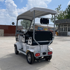 Carrito de Golf Eléctrico de Baja Velocidad, 4 Ruedas, 3 Plazas, 60V 800W, Suspensión Hidráulica, Carrocería ABS, para Campos de Golf, Resorts, Ocio y Turismo - Product Image 4