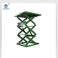 Plateforme de travail manuelle à ciseaux, petite table élévatrice hydraulique portable sans moteur