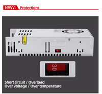 Kontrol Cerdas MS-500-12V energi baru ukuran Mini sakelar suplai daya 12V AC ke Output DC untuk mesin AI Transformer LED 500W