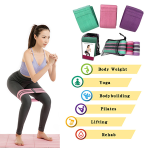Tập Thể Dục Vải Kháng Chiến Lợi Phẩm Glute Hip <span class=keywords><strong>Band</strong></span> Set Biểu Tượng Tùy Chỉnh Workout Phòng Tập Thể Dục Đàn Hồi Vòng Lặp Kháng Cự Dài Ban Nhạc Cho Yoga Thể Dục - Product Image 5