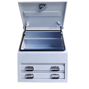 Không Thấm Nước Xe Tải Bánh Xe CŨNG YÊN Bên Hộp Công Cụ Hàn Thép Xe Tải Hộp Công Cụ Với Ngăn Kéo - Product Image 2