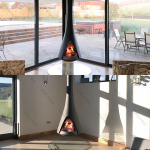 CRUISE Villa sans fumée chauffage au bois de chauffage écologique charbon de bois électronique/éthanol/poêle à bois 60/70cm cheminée suspendue - Product Image 3