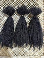 YONNA Prezzo all'ingrosso, più venduto, alta qualità, capelli indiani vergini Remy, afro kinky, sfusi, per trecce ed extension dreadlock