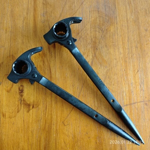 Clé à cliquet à tête de marteau à griffes 19*21mm, forgée par projection, à queue pointue - Product Image 2