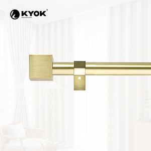 Tringle à rideau carrée KYOK, antirouille, haute résistance, pour décoration intérieure haut de gamme - Product Image 3