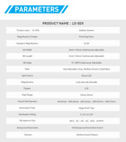 Aist Optics Lampe à fente numérique galiléenne optique de haute qualité Cinq étapes Grossissement LED Équipement d'ophtalmologie LS-5Dx