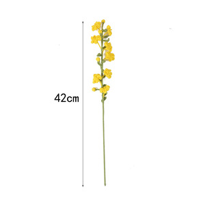 Flor <span class=keywords><strong>de</strong></span> jazmín <span class=keywords><strong>de</strong></span> invierno tejida a mano, adorno decorativo para el hogar, para dormitorio, comedor, sala <span class=keywords><strong>de</strong></span> estar, decoración <span class=keywords><strong>de</strong></span> mesa, flor <span class=keywords><strong>de</strong></span> <span class=keywords><strong>ganchillo</strong></span> - Product Image 6