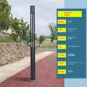 โคมไฟกลางแจ้งในสวนโคมไฟส่องสว่างในชนบทกันน้ำโคมไฟถนนพลังงานแสงอาทิตย์ LED อลูมิเนียมกำลังสูงสว่างมากทรงสี่เหลี่ยมสีขาวใหม่ - Product Image 4