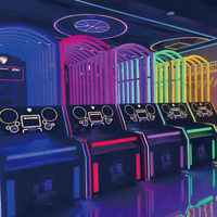 Nouvelle Machine de Jeu de Basket-ball Électronique Numérique Commerciale de Luxe, Simulateur de Tir LED Personnalisé pour Adultes