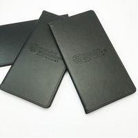 Cartera de Cuero PU para Auto, Negra, Portadocumentos, Porta Licencia de Conducir, Porta Tarjeta de Seguro, para Almacenamiento de Papeles del Vehículo