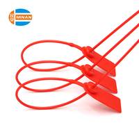 Échantillon gratuit MA-PS6042 Scellé de sécurité en plastique pour marchandises générales, 400 mm, à serrage progressif, couleur personnalisée, numéroté