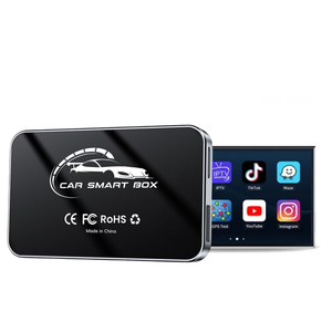 ลด 30% กล่องแอนดรอยด์ 13 รองรับ CarPlay AI Box แบบไร้สาย พร้อม Android Auto สำหรับรถยนต์ อุปกรณ์สตรีมมิ่งมีเดียแบบเสียบปลั๊ก 2GB 16GB - Product Image 1