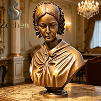 Statue en bronze Florence Nightingale, sculpture médicale, pour la décoration des halls d'accueil, des collèges médicaux et des écoles.