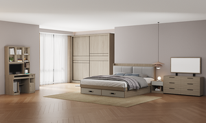 Set Completo di Mobili <span class=keywords><strong>in</strong></span> Legno per Camera da Letto Matrimoniale Moderna King e Queen Size all'Ingrosso <span class=keywords><strong>in</strong></span> <span class=keywords><strong>Vendita</strong></span> - Product Image 6