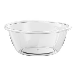 Grand bac rond transparent simple en plastique épaissi, facile à nettoyer, pour salle de bain, cuisine, buanderie - Product Image 2