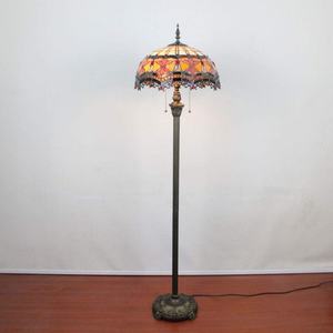 Lámpara de Pie de Vidrio Estilo Barroco Moderno de 16 Pulgadas, LED Regulable, Luz Blanca Cálida, Base E27, Alto CRI 80, Garantía de 2 Años, 50,000 - Product Image 5