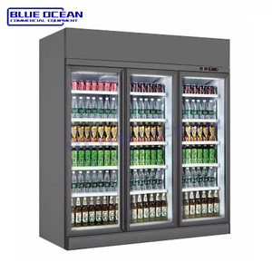 Hoge Kwaliteit Multi-Deurs Verticale <span class=keywords><strong>Display</strong></span> Koeler Vriezer Container Hot Verkoop Glas <span class=keywords><strong>Chiller</strong></span> Luchtkoelsysteem Compressor Koeling - Product Image 3