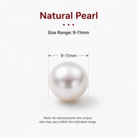 Perles en vrac de culture d'eau douce naturelles 9-11mm, presque rondes, blanches, pour la fabrication de bijoux DIY, accessoires et composants