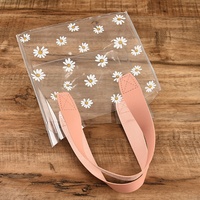 Sac fourre-tout en PVC transparent personnalisable Daisy pour festival de la mi-automne et mariage pour emballage de bonbons