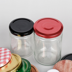 Bocaux en verre ronds de 6oz avec couvercles 180ml 220ml 380ml bocaux scellés à confiture et miel vente en gros - Product Image 5