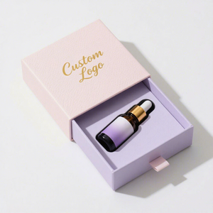 กล่องบรรจุภัณฑ์แบบเลื่อนออกได้ FX Eu Trendy Boite Cadeau สำหรับบรรจุภัณฑ์เซรั่มบำรุงผิวพร้อมช่องใส่ขวด  สามารถใส่โลโก้ได้ตามต้องการ - Product Image 2