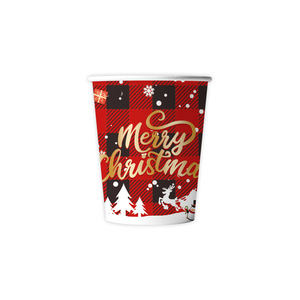 Ensemble de fournitures pour fête de Noël, 60-80 pièces, assiettes en papier, gobelets, serviettes, bannières, décorations, vaisselle de fête pour la célébration de Noël - Product Image 5