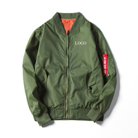 Blouson aviateur personnalisé pour hommes printemps extérieur coupe-vent vestes grande taille pour hommes 2021
