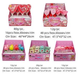 Sucette en forme de rose pour la Saint-<span class=keywords><strong>Valentin</strong></span> Mélange de bonbons durs Couleur <span class=keywords><strong>Confiserie</strong></span> douce et dure Sucette rose - Product Image 2