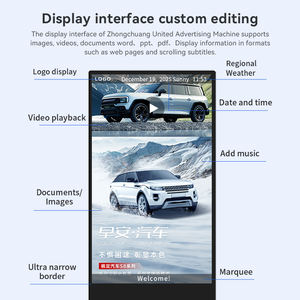 Équipement publicitaire tactile Windows I5 sur pied de 55 pouces, 8+128G, robuste, fonctionnement 24/7, pour utilisation en <span class=keywords><strong>centre</strong></span> d'exposition international - Product Image 6