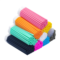 Bestar Baguette jetable en coton solide pour les lèvres, outil de maquillage absorbant doux et confortable