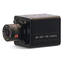 Caméra HD 1080P 5600 OV2710 avec objectif 8 mm 45 degrés sans distorsion, 2MP 30fps CMOS USB, mini caméra de vidéoconférence extérieure sans pilote