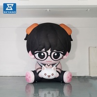 Mascotte gonflable personnalisée de dessin animé, personnage gonflable pour le soutien des événements, décoration pour centres commerciaux et célébrations en extérieur
