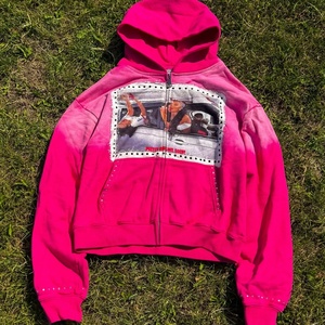 Sudadera con Capucha Personalizada con Logotipo, 400 g/m², 100% Algodón, Tejido de Punto, Impresión Serigráfica, Transpirable, Forrada, Lavada al Ácido, con Cierre y Pedrería para Hombre - Product Image 6