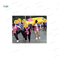 Équipement de jeu en plein air, jeux gonflables en PVC pour la plage, tambour de tonnerre, les étoiles entourent la lune, team building