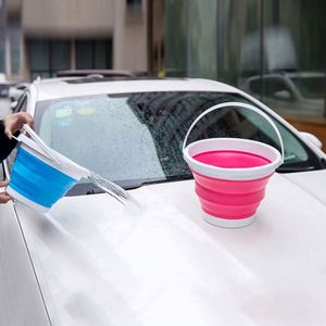 Travelling Tools Picnic Outdoor Foldable Water 10 liter 20 liter Plastic Pail Bucket Container Bottle with Handle Lid
