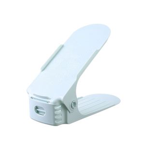 Custom Logo 2023's Best-selling Shoe Storage Tool Double-layer Adjustable <b>Plastic</b> Shoe Rack - Product Image 3