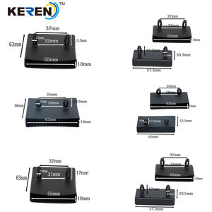 Tapas de plástico de repuesto para soporte de listón de cama, negras, 67mm de longitud - Product Image 5