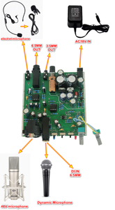 Préampli de microphone de studio HTT-978 à transistors, entrée/sortie équilibrée, kit audio DIY pour microphones dynamiques, à condensateur et électret, anti-bruit - Product Image 2