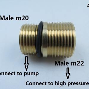 7110264 Axial Cam High <b>Pressure</b> <b>Washer</b> <b>Pump</b> Outlet Kit Female M22 Threaded for Electric Cold Water Cleaning High <b>Pressure</b> Hose - Product Image 3