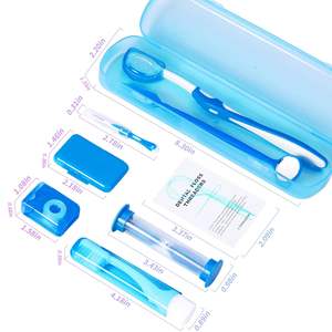 Kit de soins orthodontiques portable, 8 pièces, outils de nettoyage, cure-dents, ensemble d'hygiène pour bretelles - Product Image 2