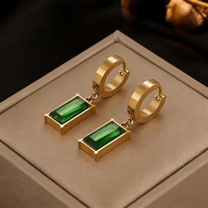 Women Dainty Jewelry <b>Set</b> Stainless Steel 18k Gold Zircon Heart Eye Layered Pendant Necklace Earrings <b>Bracelet</b> <b>Set</b> Waterproof - Product Image 2