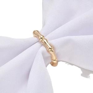 Anneaux de serviette de table de luxe de haute qualité pour hôtels et mariages, boucles rondes en fer durables et écologiques, en stock pour les fêtes et événements en plein air - Product Image 3