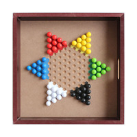 Ensemble de jeux de société de luxe 10 en 1, centre de jeux de table en bois, tic-tac-toe, solitaire, serpents et échelles, mancala, backgammon