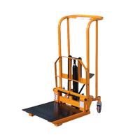 Plate-forme élévatrice portable Hand Lift Mini chariot élévateur élévateur gerbeur de pneus hydraulique manuel